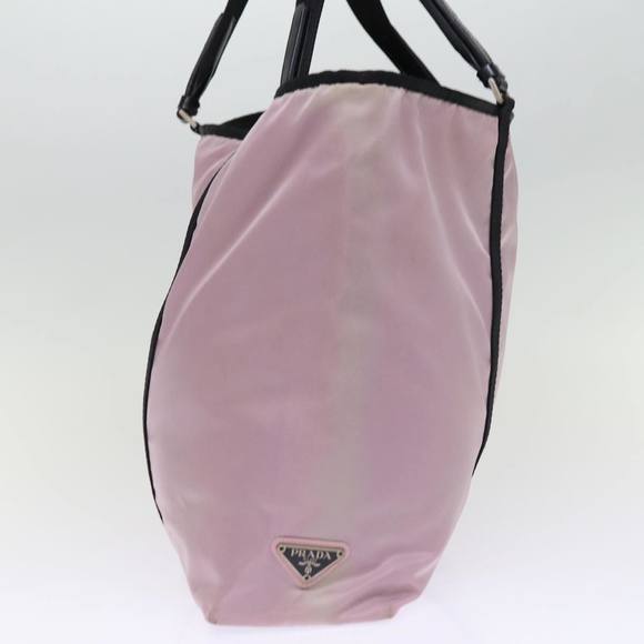 PRADA Tote Bag Nylon Pink Auth bs14170 - Picture 3 of 16